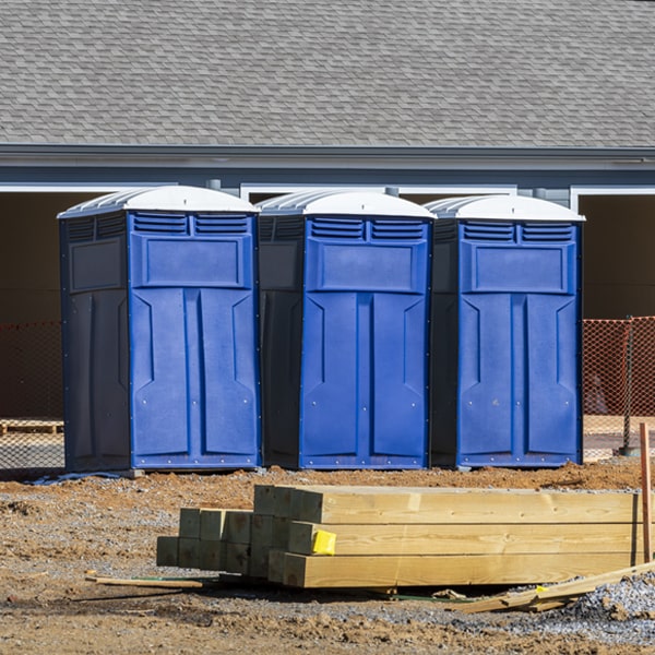 what is the maximum capacity for a single porta potty in Chepachet RI